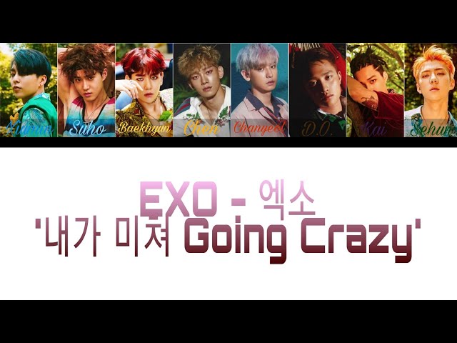 EXO (엑소) - '내가 미쳐 Going Crazy' Lyrics + Harmonisation