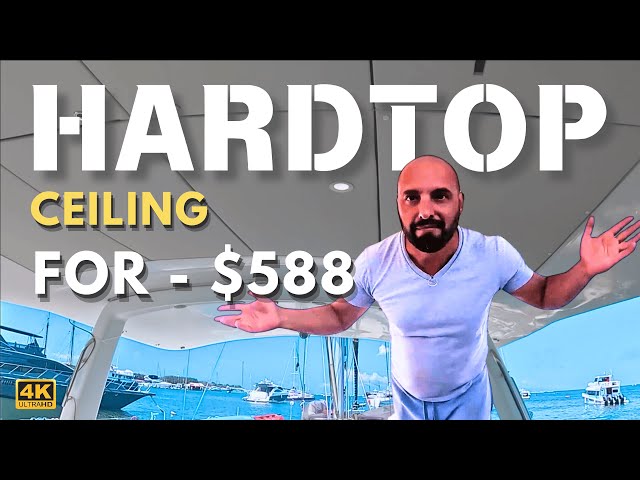 How to Build a Yacht Hard Top for $588 | DIY Yachting Project✨