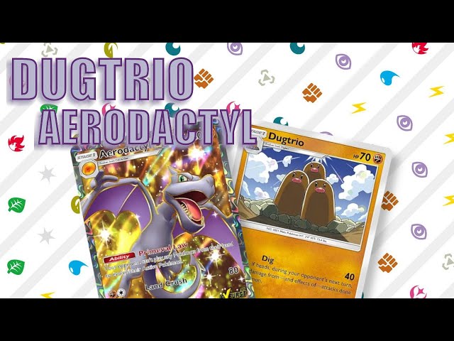 Dugtrio Aerodactyl Pokemon TCG Pocket (Mythical Island)