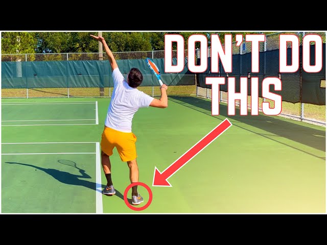 Role of the Back Leg on the Tennis Serve