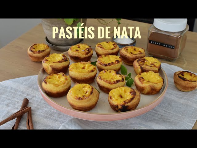 Pastéis de nata - tarte portugheze cu cremă de vanilie