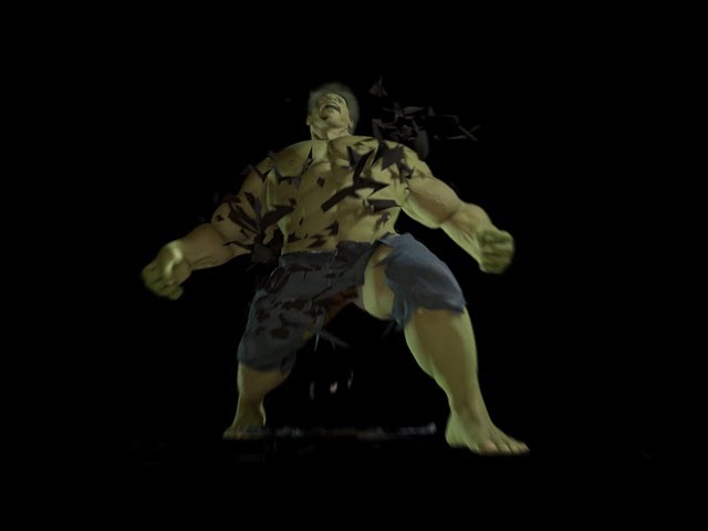 Hulk Transformation C4D Animation 3.0