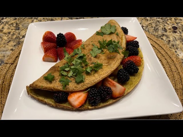 Healthy Breakfast OATS & Fruit Omelette Recipe