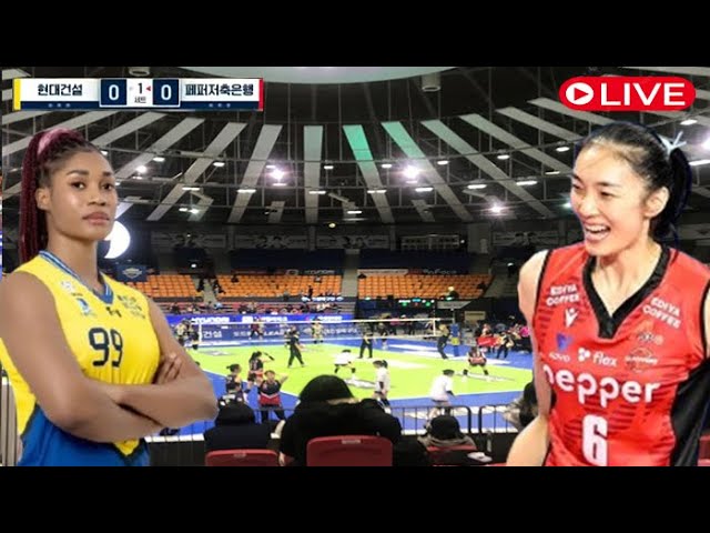 🔴LIVE VOLI KOREA | HYUNDAI VS AI PEPPERS | Volleyball League Women | Moma Vs Zhang Yu | LIVE SCORE