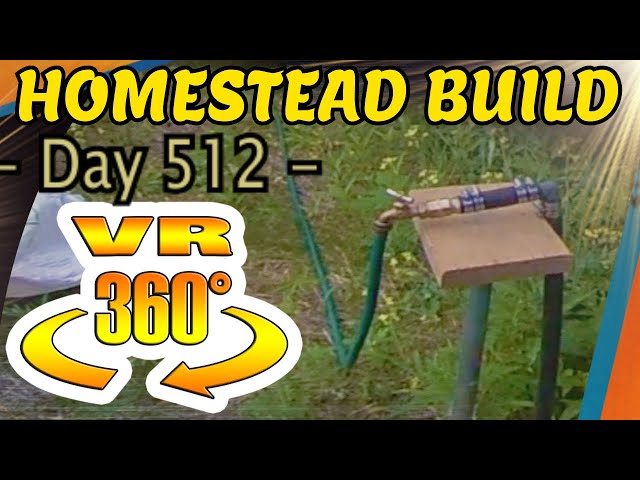 Homestead Building - Plumbing Done, Tip on Barb Fittings and Clamps