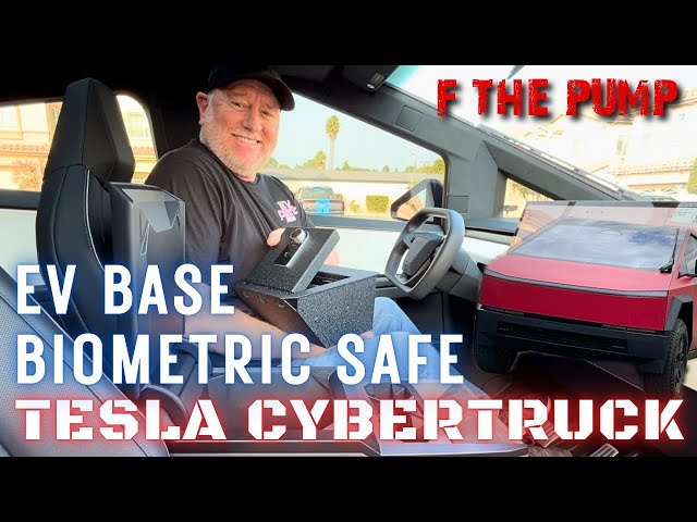 Biometric Safe for CYBERTRUCK by EV Base