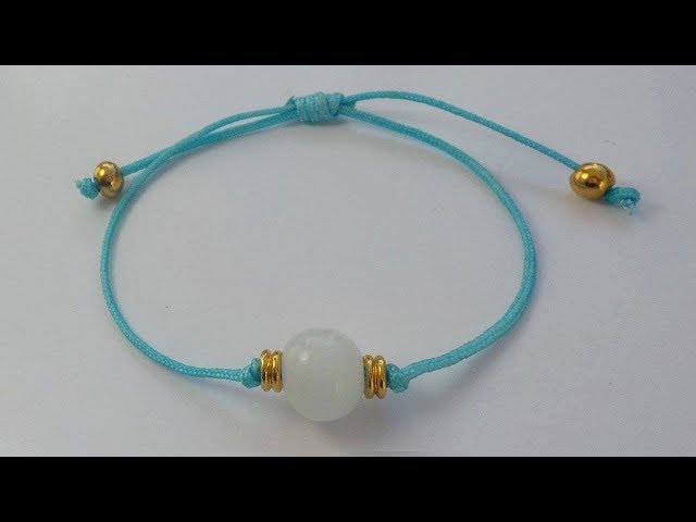 TUTORIAL COMO HACER ESTA PULSERA COQUETA FÁCIL Y RÁPIDA