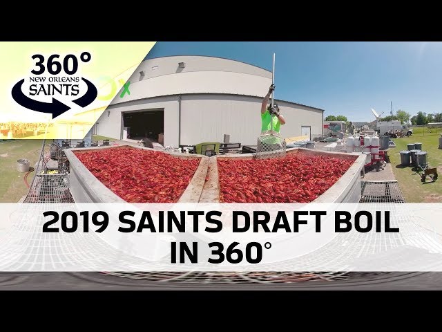 Experience the 2019 Saints Draft Boil in 360° | New Orleans Saints