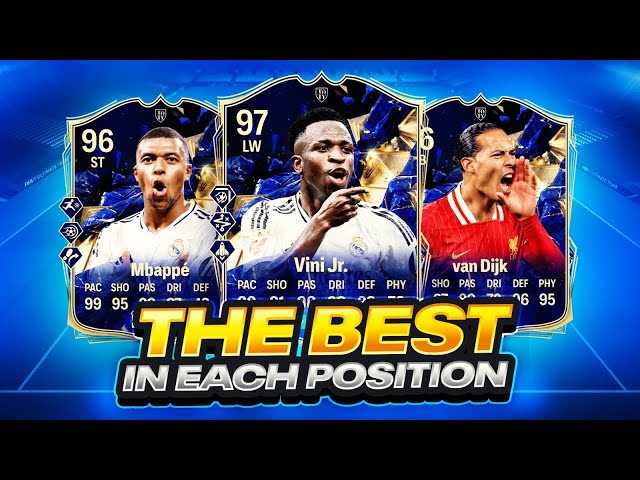 EAFC 25 - THE BEST PLAYERS IN EACH POSITION!!