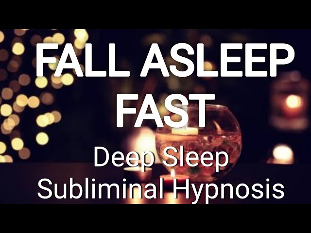 Fall Asleep Fast | Powerful Subliminal Hypnosis for Deep Sleep | 432Hz Relaxing Music + Black Screen