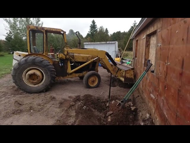 Yooper Renovation, time to do the living room and garage and no foundation. 2023/47