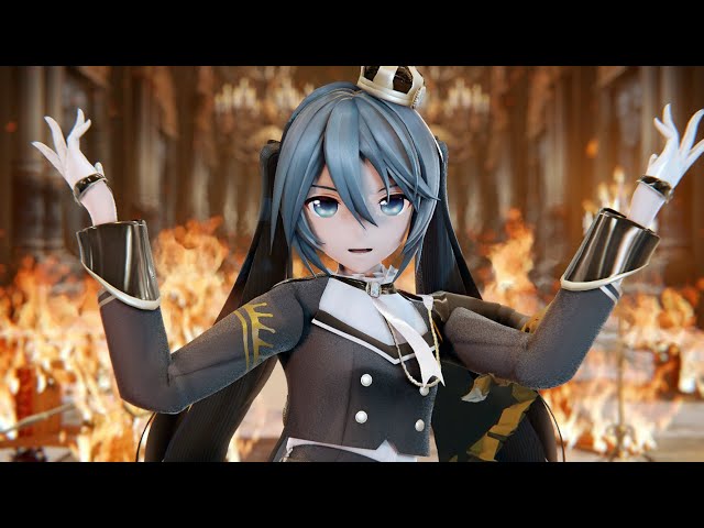 【MMD】ヒアソビ / Hiasobi / Play With Fire (by かめりあ/Camellia)【YYB Crown Knight 初音ミク】