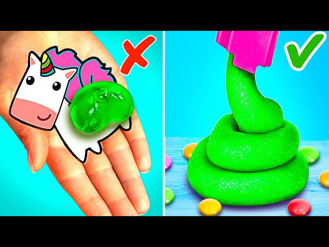 DIY Unicorn Squishy 🦄 *Rich VS Poor Unicorn Satisfying Fidgets *