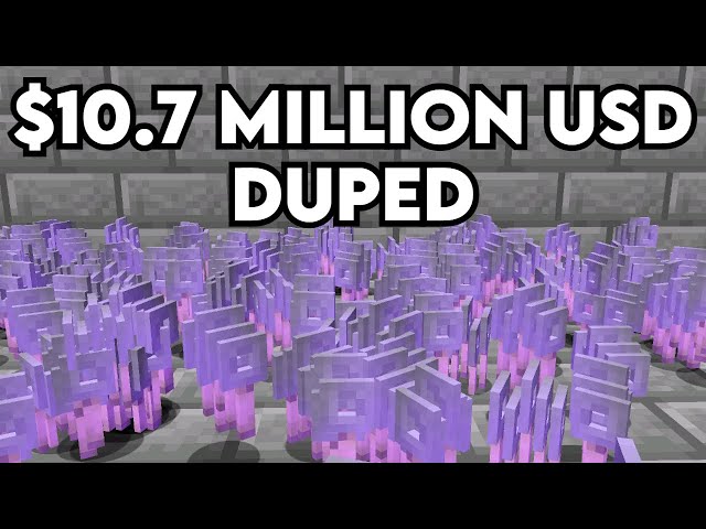 Duping on a Pay-To-Win Minecraft Server! ($10,700,000 USD)