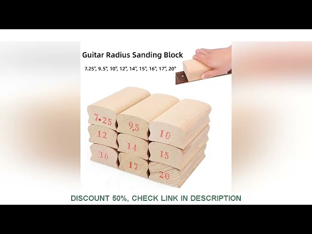 Madeira Guitarra Radius Lixar Bloco Fret Nivelamento Fingerboard Luthier Ferramenta Peças De Guitarr