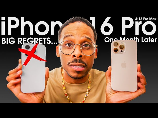 EVERYONE IS WRONG iPhone 16 Pro & 16 Pro Max One Month Later Review