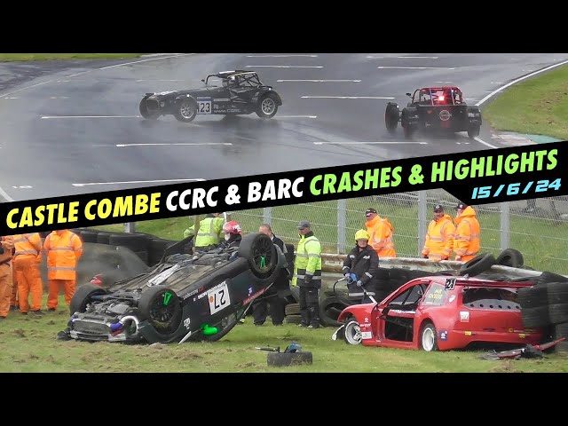 Castle Combe Crashes & Highlights, BARC & CCRC, 15/6/24