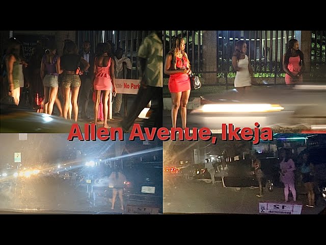 Lagos night drive, Allen Avenue, Ikeja | HD