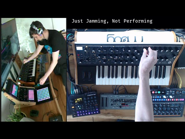 Drum & (Moog)Bass - Just a Sunday mini-jam with some DnB loops