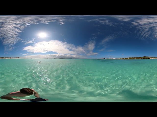 Aruba Baby Beach Walk in 360 4k