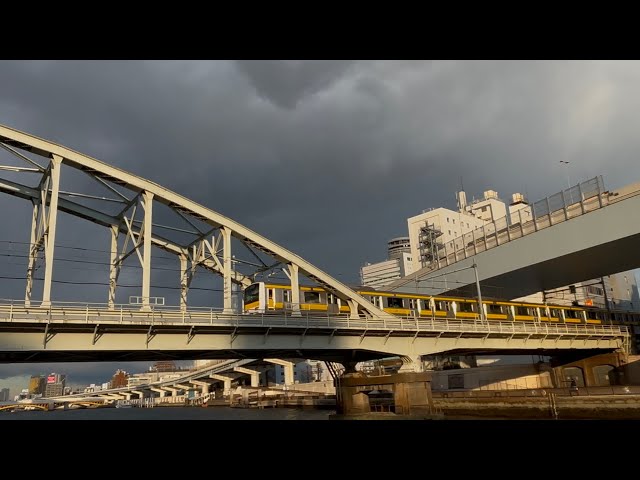 JR東日本E231系 八ﾐﾂA515編成 東京水辺ライン 浅草橋～両国 205/02/05