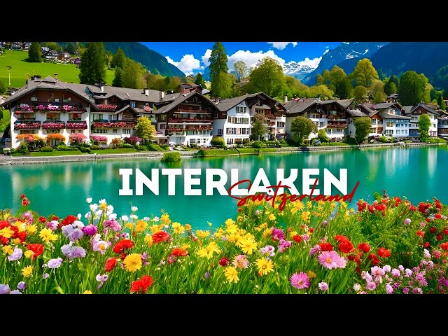 INTERLAKEN SWITZERLAND🇨🇭Top Travel Destinations in Europe _ Beautiful Swiss Town