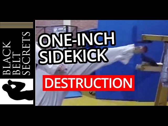 BOARD BREAKING: Taekwondo Kick — One-Inch SideKick