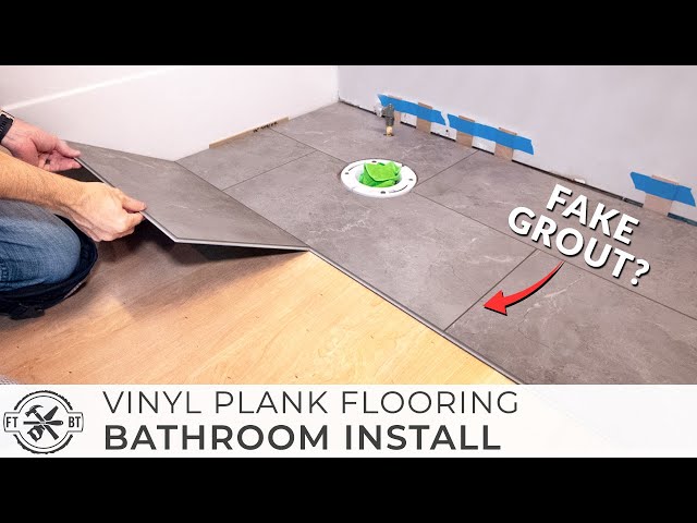 How to Install Vinyl Plank Tiles in a Bathroom 🚽