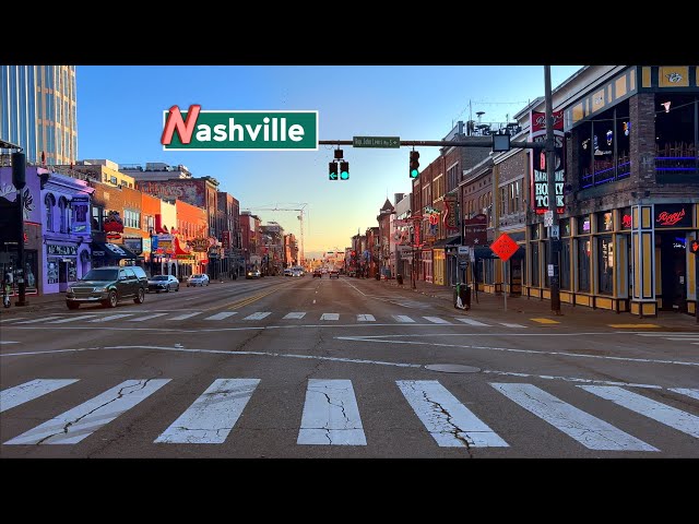 Driving Nashville: A Musical Journey Through the Heart of Tennessee - 4K 60FPS HDR