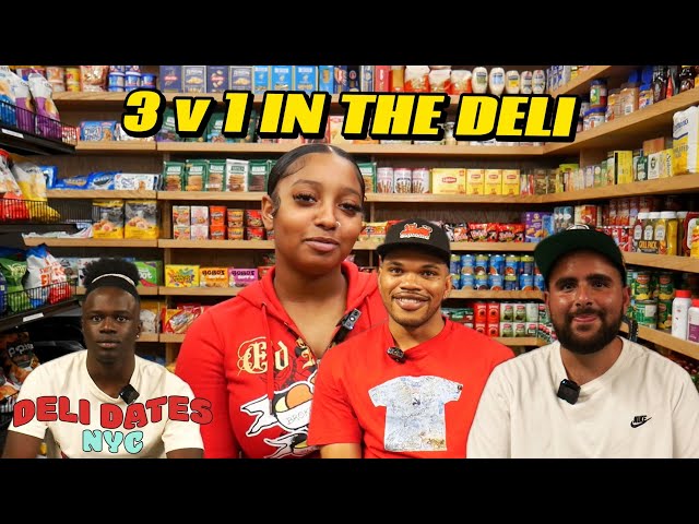 3 GUYS VS 1 GIRL (Feelings get hurt): NYC DELI DATES