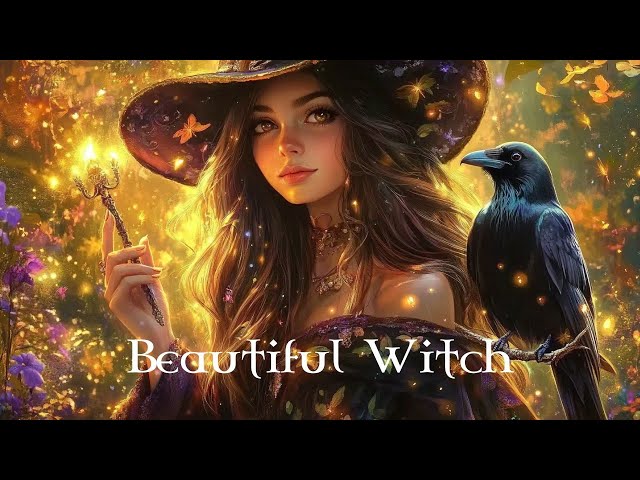 Beautiful Witch Brings Peace and Magic Emotional Balance & Positive Energy ✨ Wiccan Music