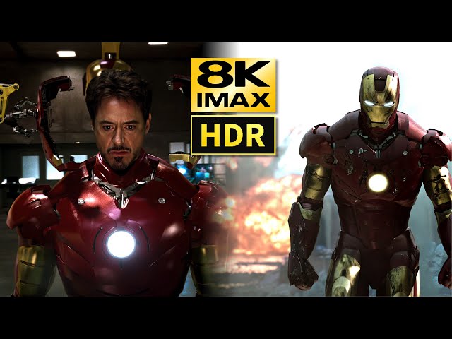 Ironman • Mark III Armor Suit Up & Gulmira Fight Scene • 8K IMAX HDR