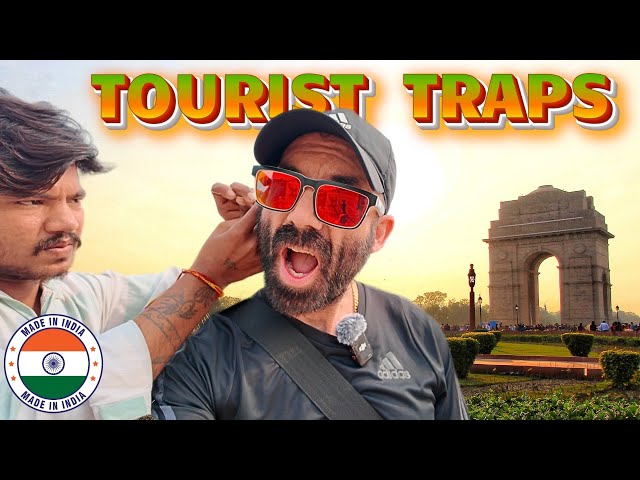 🇮🇳 Tourist Traps & Beauty 🏛️ at India Gate!