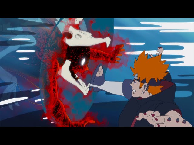 Naruto Becomes Six Tails After Seeing Hinata Die - Pain vs. Naruto Six Tails [60FPS]