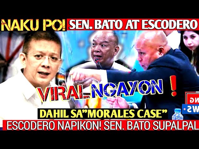 Naku po! Sen. Bato at Escodero nagkapikunan dahil sa "Morales Case"