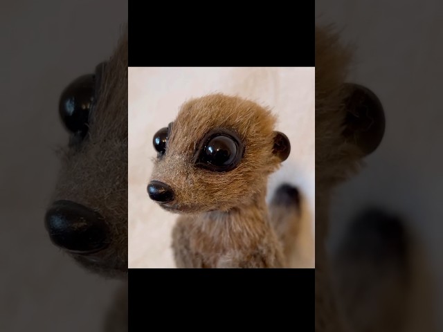 Making a Meerkat Art Doll #cuteanimals #animalart #meerkat #cuteart #artdolls #art