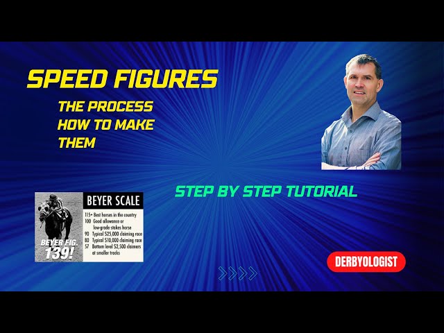 How To Make Speed Figures Horse Racing