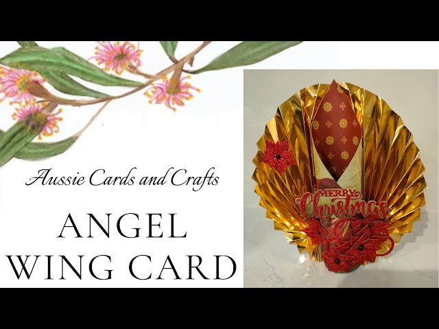 Angel Wings Vase Card