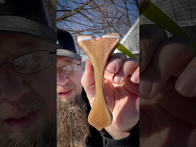 New Pickle Fork Design - The Pendulum #slingshot #diy #woodworking