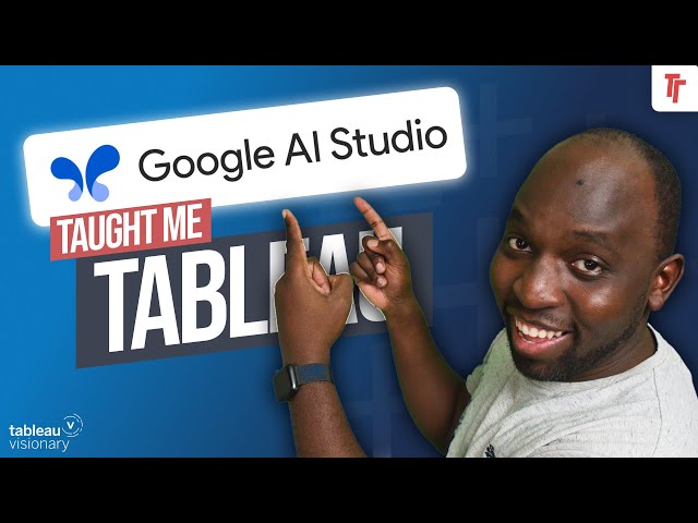 Google AI Studio Teaching Tableau: Building a Tableau Dashboard with AI Assistance