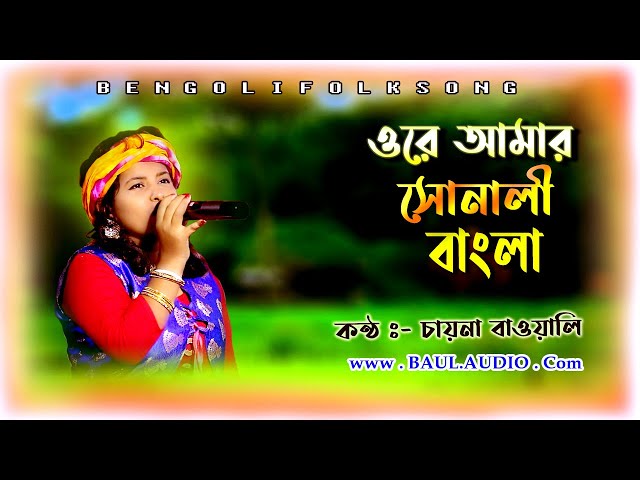 ওরে আমার সোনালী বাংলা এই রুপসী বাংলা || Chayna Bawali || Ore Amar Sonali Bangla || BAUL.AUDIO ||