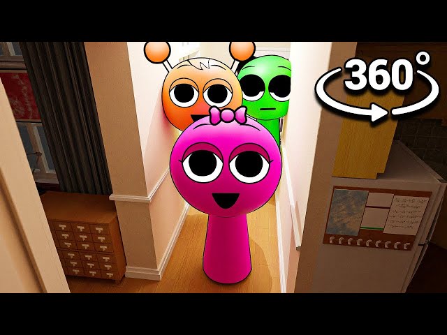 360° Incredibox Sprunki Breaks into YOUR House!