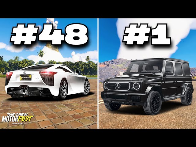 The Cars People ACTUALLY Want In The Crew Motorfest!