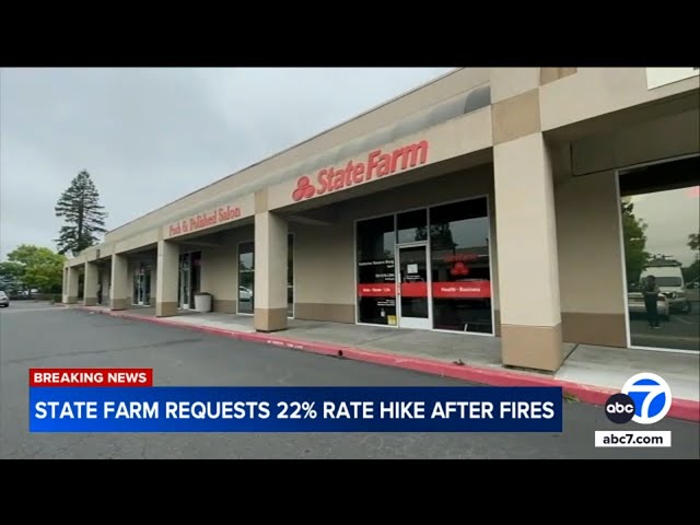 State Farm seeks an emergency insurance rate increase after LA wildfires