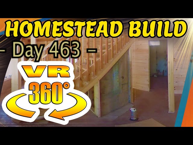 Homestead Building - Woodstove Hearth Build with Post for Light