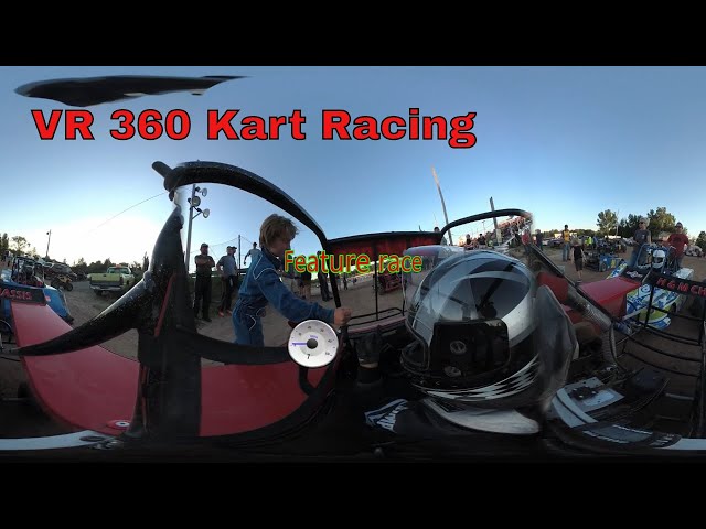 Kids Dirt Kart Racing 360 VR- Thunderbird Raceway 06-27-20