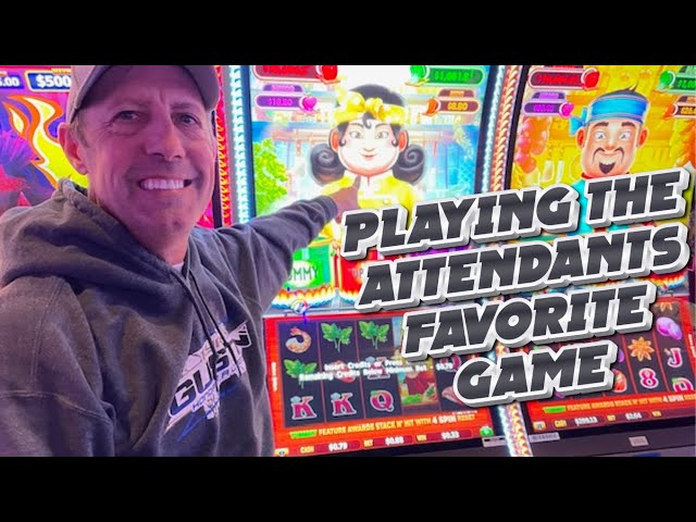 Slot Machine CHALLENGE: Only Playing The Attendants FAVORITE Machine