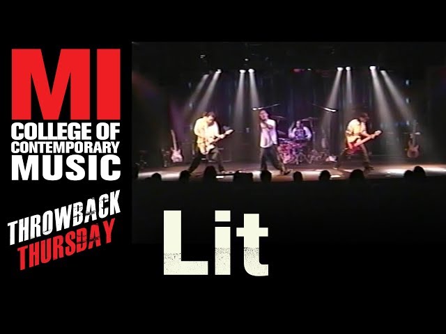 Lit's Live Performance at MI from 5/16/1996 | Throwback Thursday at Musicians Institute