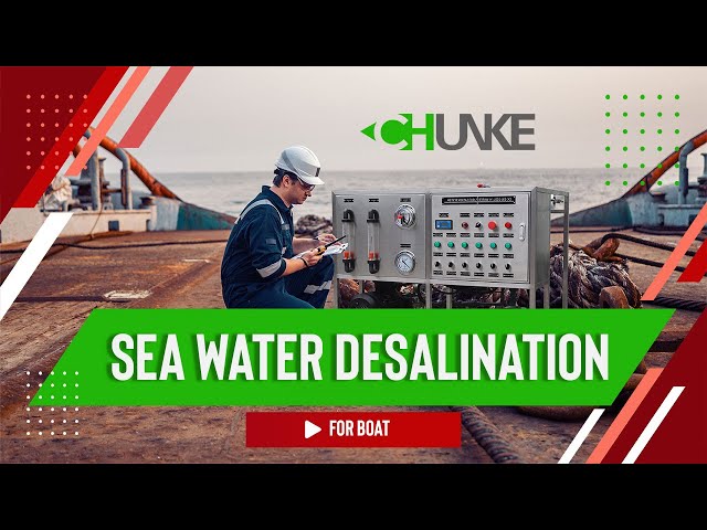 How to install and operate reverse osmosis sea water desalination plants for boat ship yatch cruise