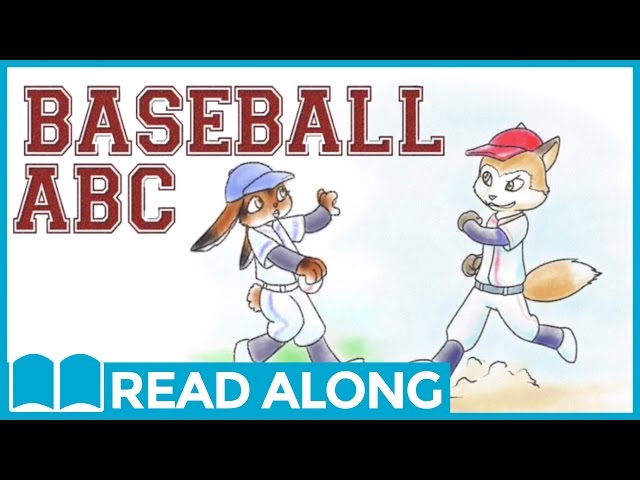 Read Along Story Book for Kids Ages 0-5 | Baseball ABC